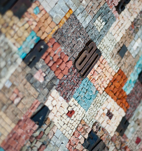 Ioanna Marcoux mosaic, catalogue number eleven detail