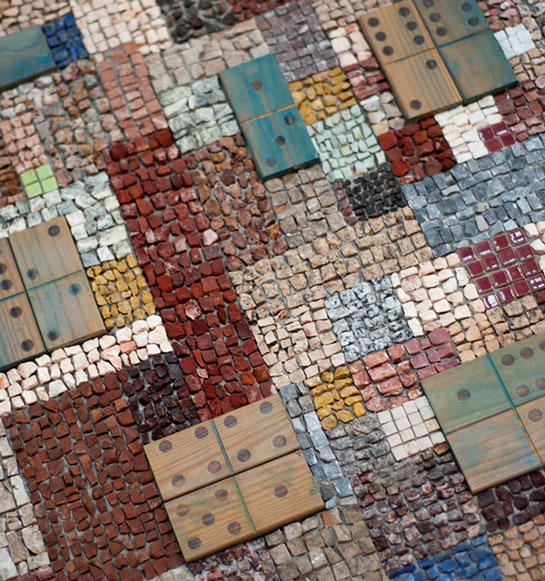 Ioanna Marcoux mosaic, catalogue number twelve detail
