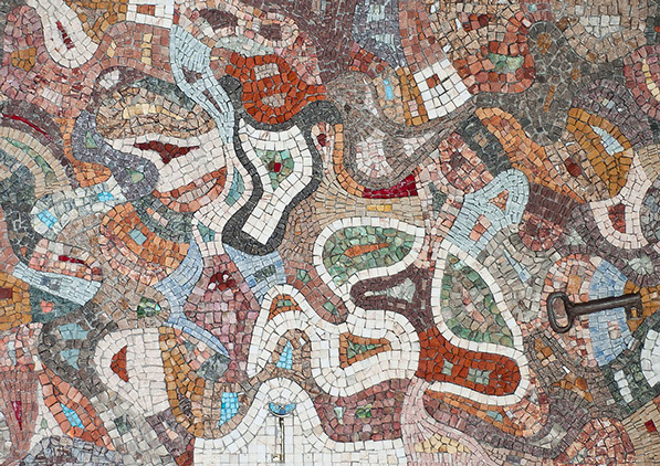 Ioanna Marcoux mosaic, catalogue number thirteen detail