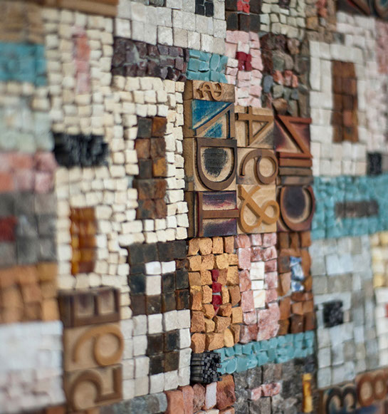 Ioanna Marcoux mosaic, catalogue number sixteen detail